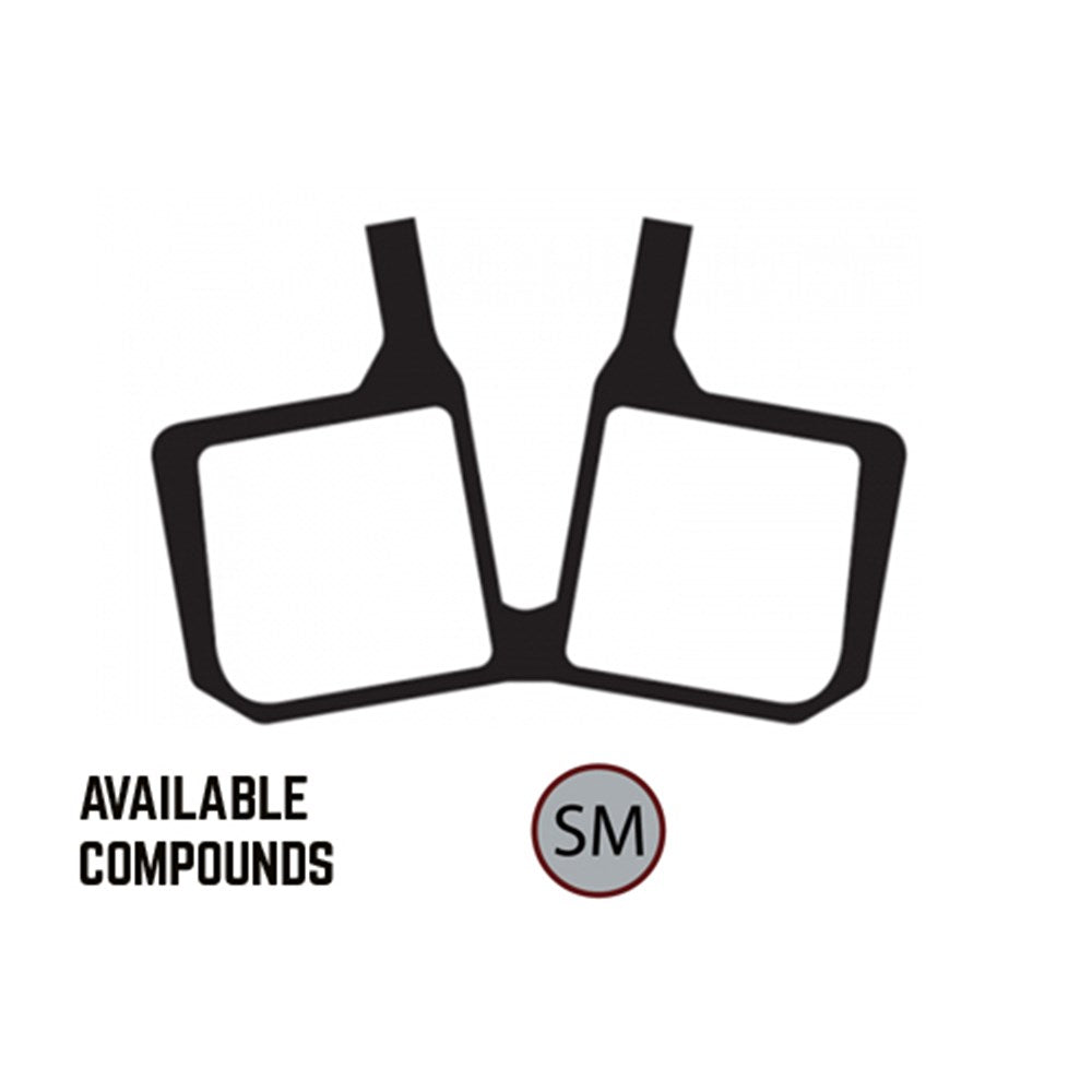 ASHIMA Disc Brake Pads - Semi Metallic Magura - MT5 / MT7