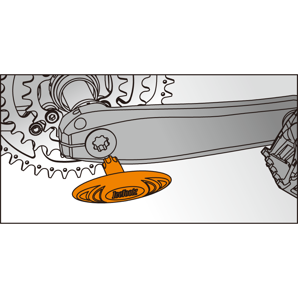 ICETOOLZ Crank Arm Cap Installation Tool - Suits Hollowtech II