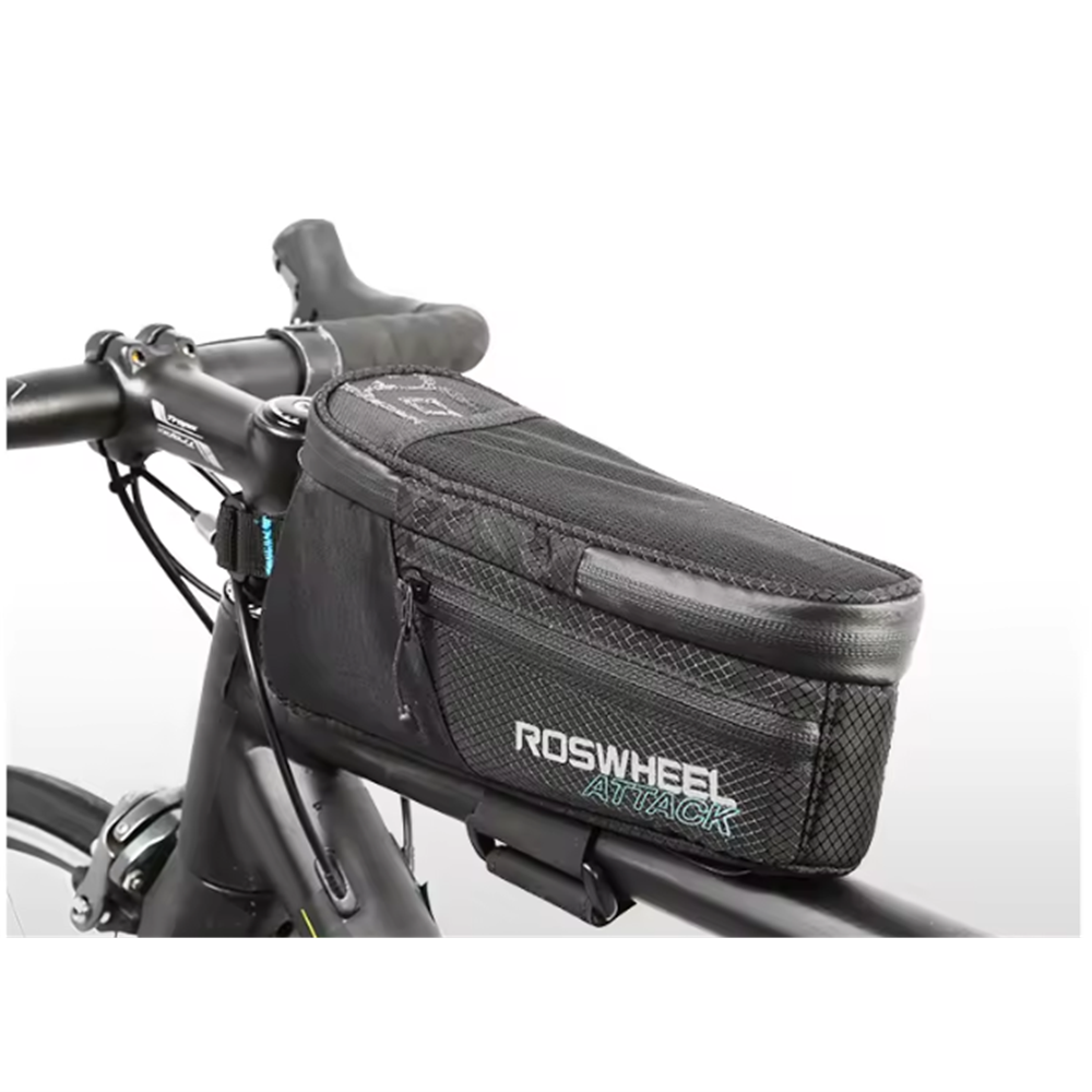 Roswheel OEM Attack Top Tube Bag Waterproof Black 1.5L