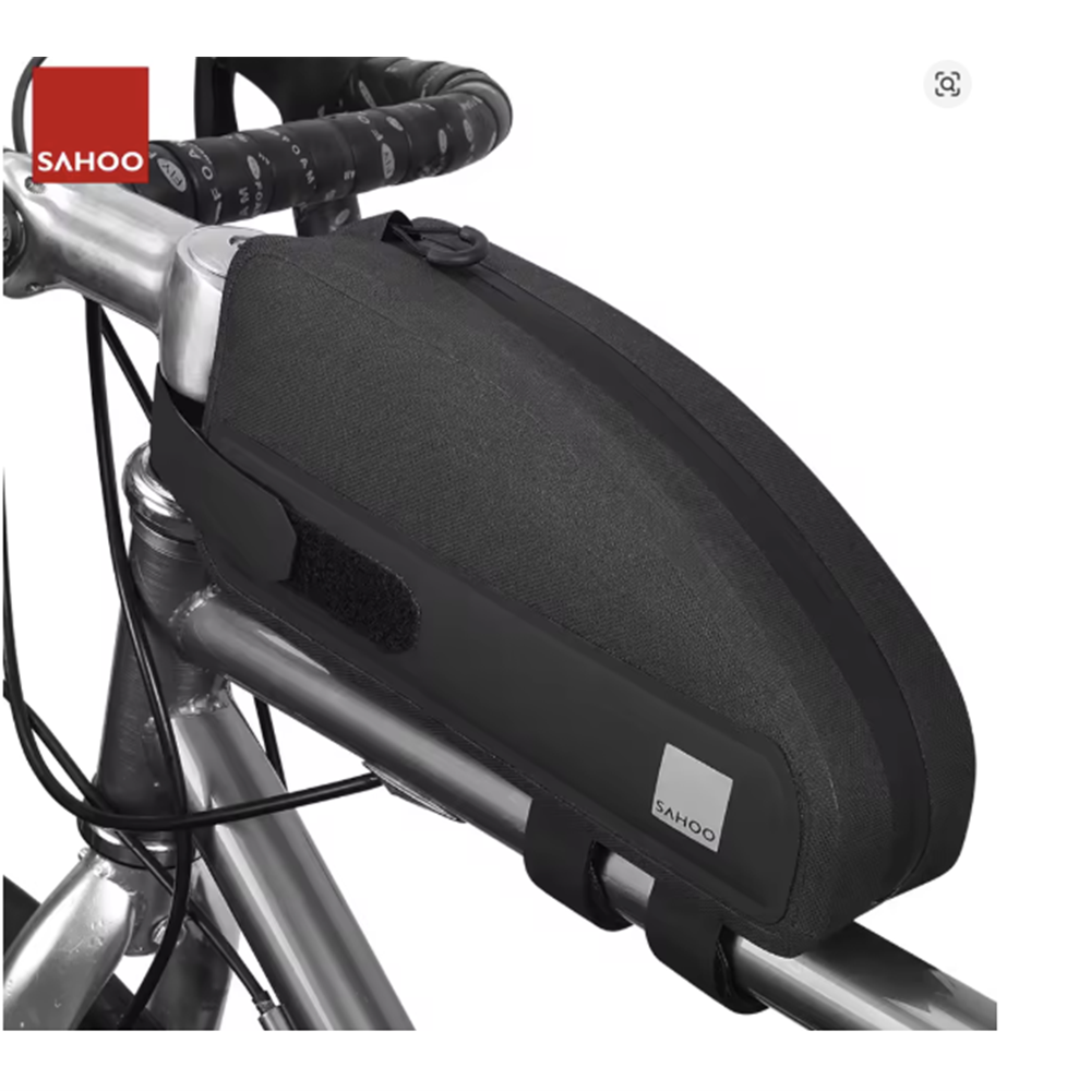 SAHOO Fully Waterproof Top Tube Bag Medium 23*11*5.6cm L, capacity: 1.0L)  Sealed Taped Zips
