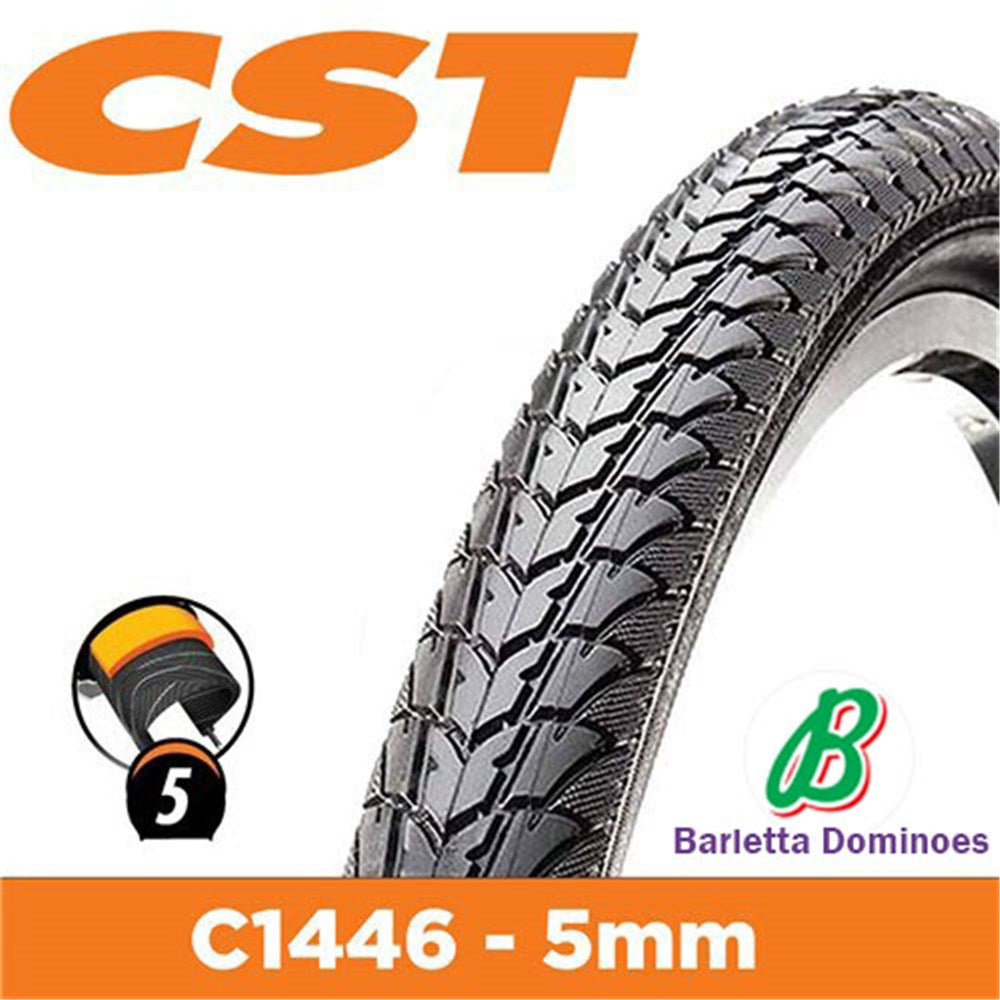 CST Tyre - 24 x 1.75 - Wire - 3mm LDP Puncture Protection - C1446