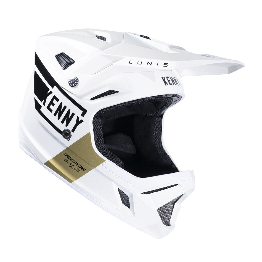 KENNY RACING Helmet - Decade 2023 - Lunis White Gold XL - MIPS (EN 1078)