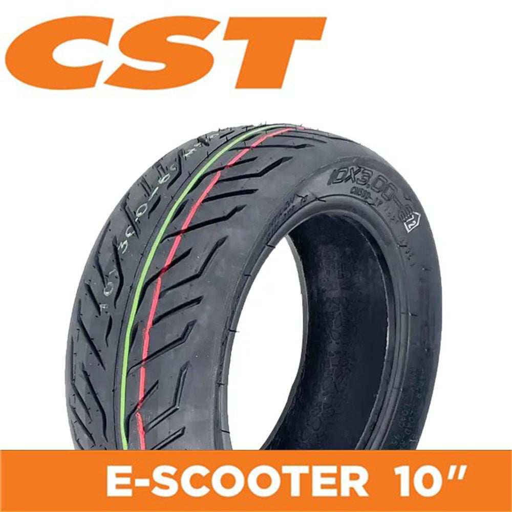 CST Tyre E-Scooter - 10 x 3.0-6 - Rim Size 6.00 x 2.15 - Sectional Width 79mm - Tubeless - 95kg Load Rating - C560