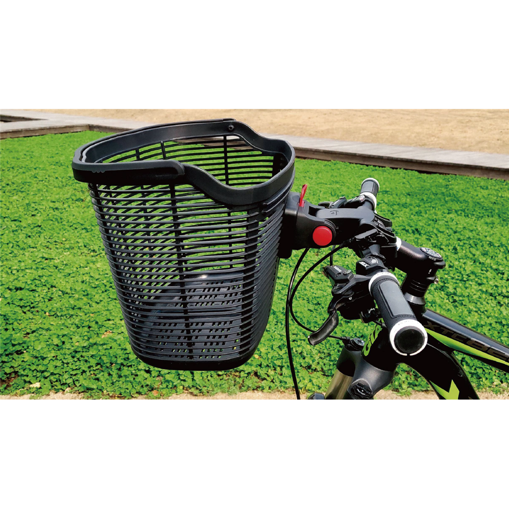 Stowaway EasyRider Front QR Basket 380x280x270 - 930g - Enviro PP Material - Charcoal