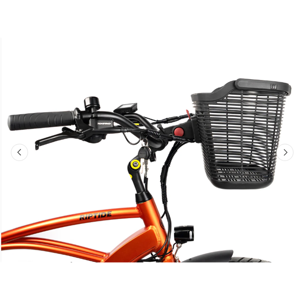 Stowaway EasyRider Front QR Basket 380x280x270 - 930g - Enviro PP Material - Charcoal