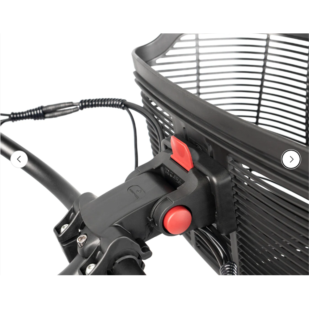 Stowaway EasyRider Front QR Basket 380x280x270 - 930g - Enviro PP Material - Charcoal