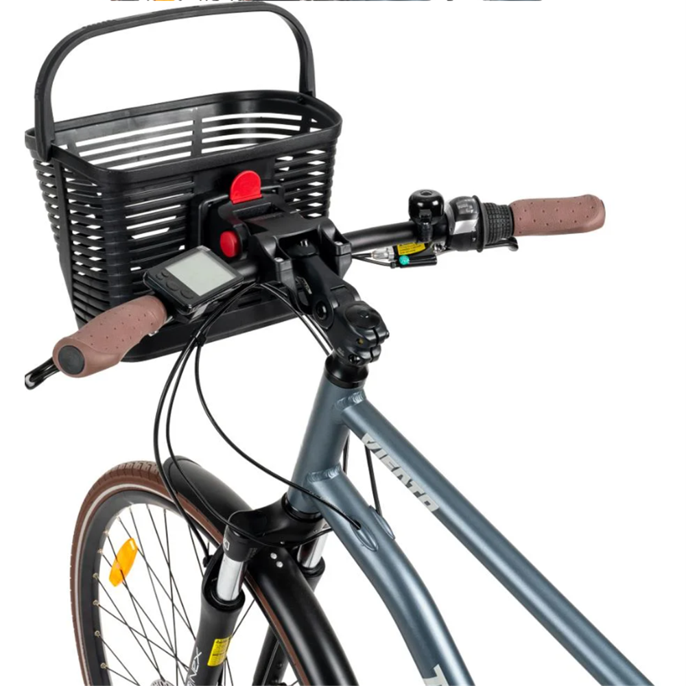 Stowaway EasyRider Front QR Basket 380x280x270 - 930g - Enviro PP Material - Charcoal