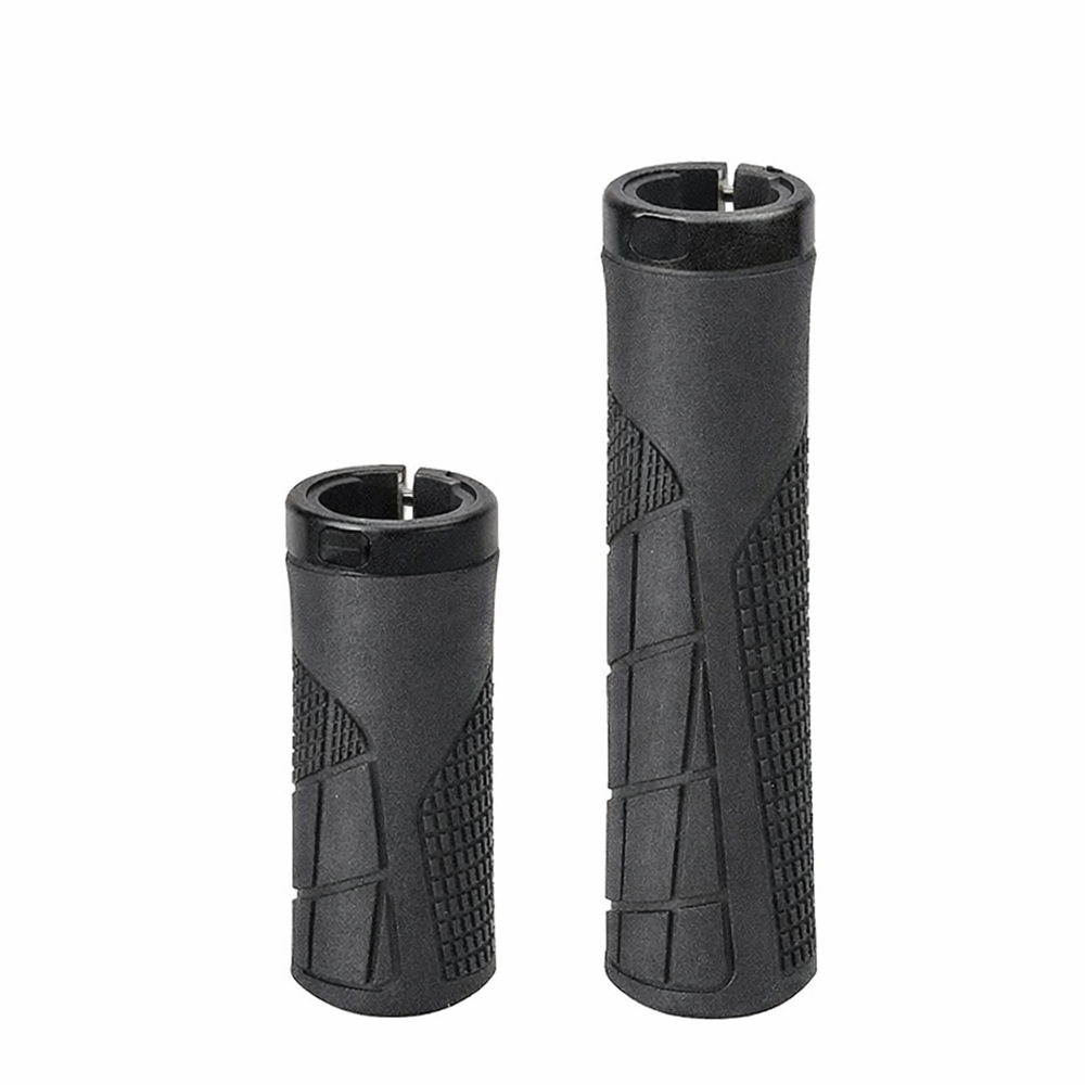 QBP MTB Lock On Grips - 130mm / 90mm  -  Black
