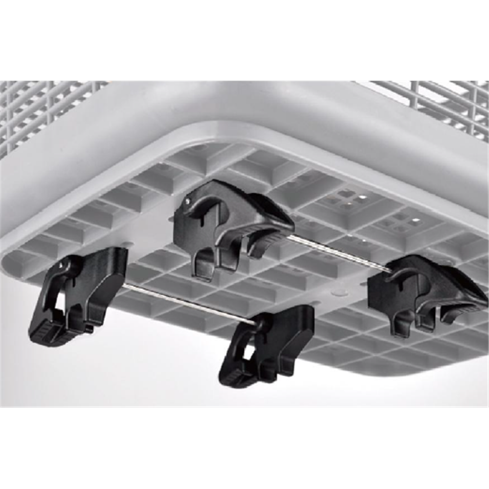 Stowaway EasyRider Rear Basket- Tool Free QR Buckle445x355x245 - 214g - Enviro PP Material - Grey