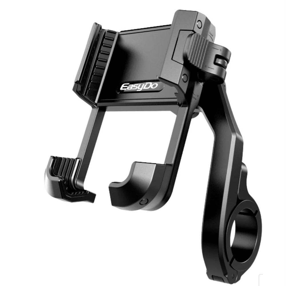 EasyDo Aluminium Anti-Shake Universal Phone Holder - Handlebar Mounted