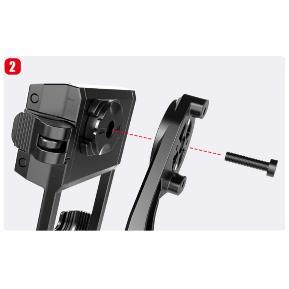 EasyDo Aluminium Anti-Shake Universal Phone Holder - Handlebar Mounted