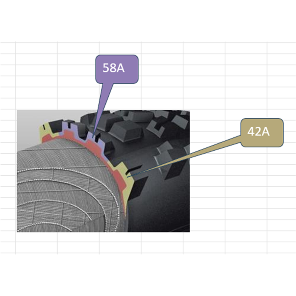 CST Tyre Gravateer - 29 x 2.5 - Folding 60 TPI - Dual Ply DH Casing - 1430g - 3C Triple Compound - Tubeless - Defender EPS - CMT-03
