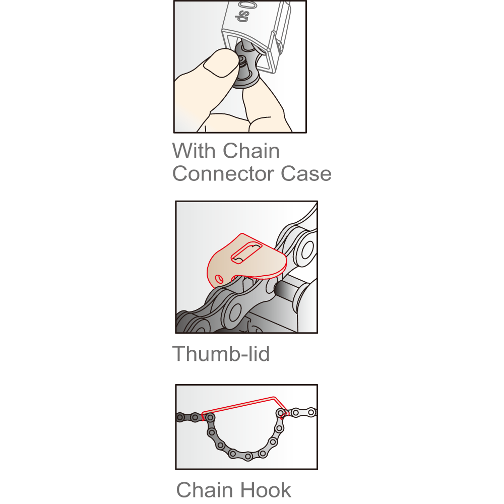 ICETOOLZ Portable Chain Tool - For 5 to 12 Speed Chains