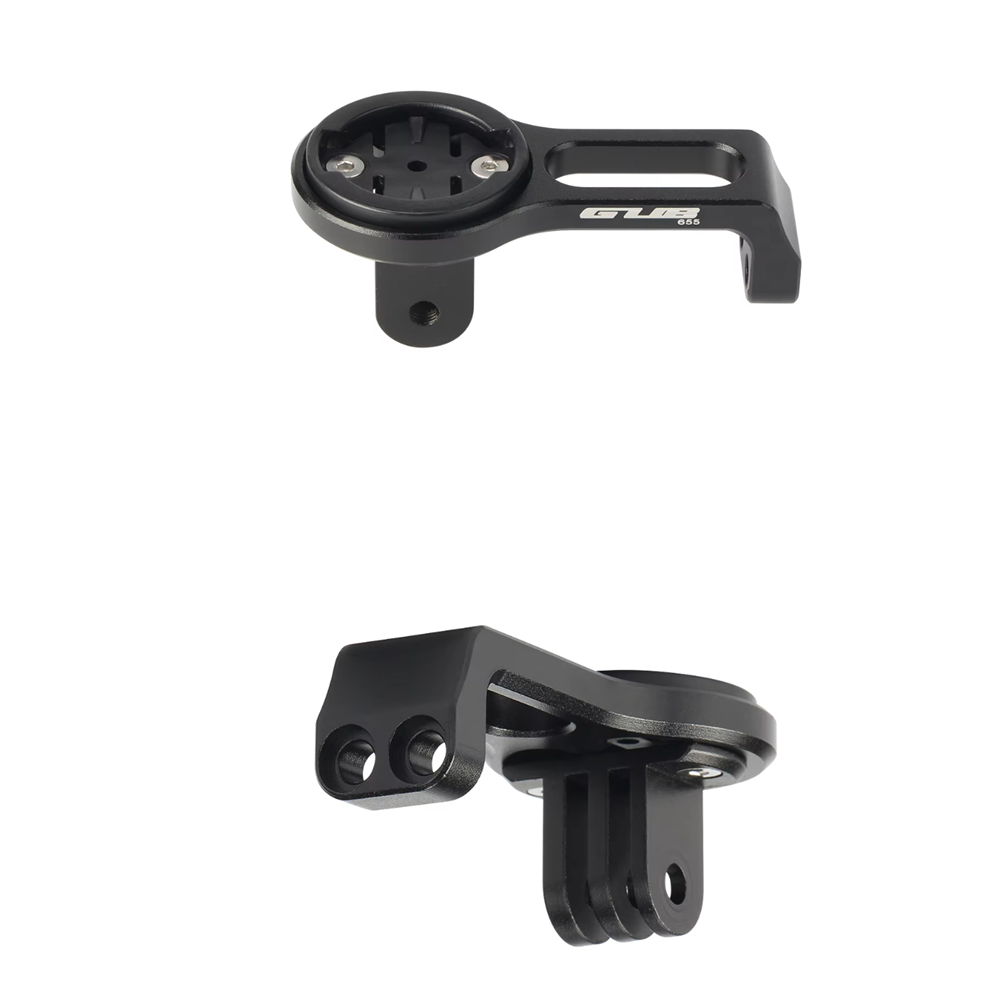 GUB Aluminium Computer Holder& GoPro (Garmin, Wahoo/ Bryton / Cateye)
