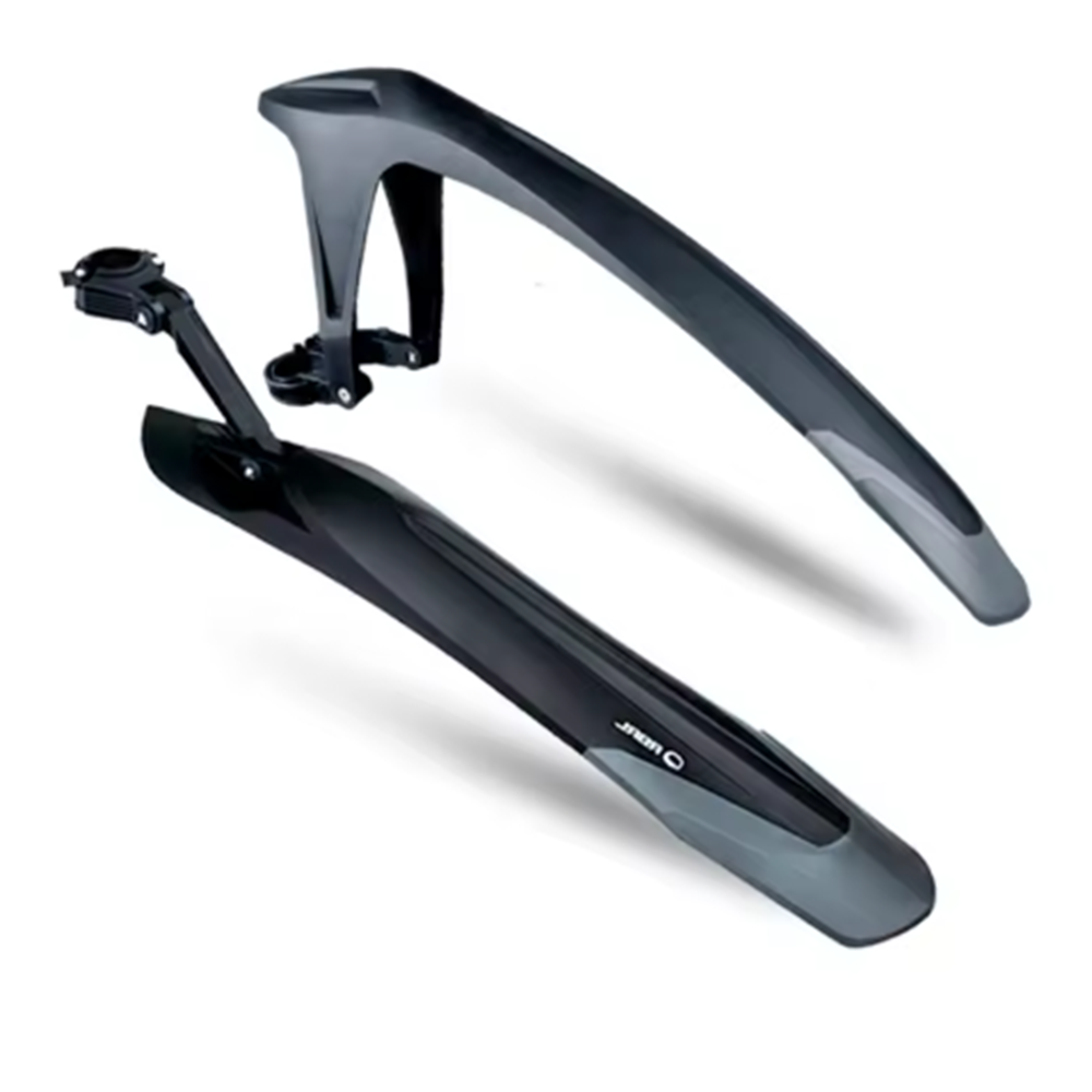 RBRL MTB Mudguard Set - 26-29 inch - Universal Fit -Front Fork & Rear QR Seat post mounted - fits 1.5  - 2.5 inch tyres - Extensive coverage - two point fixation