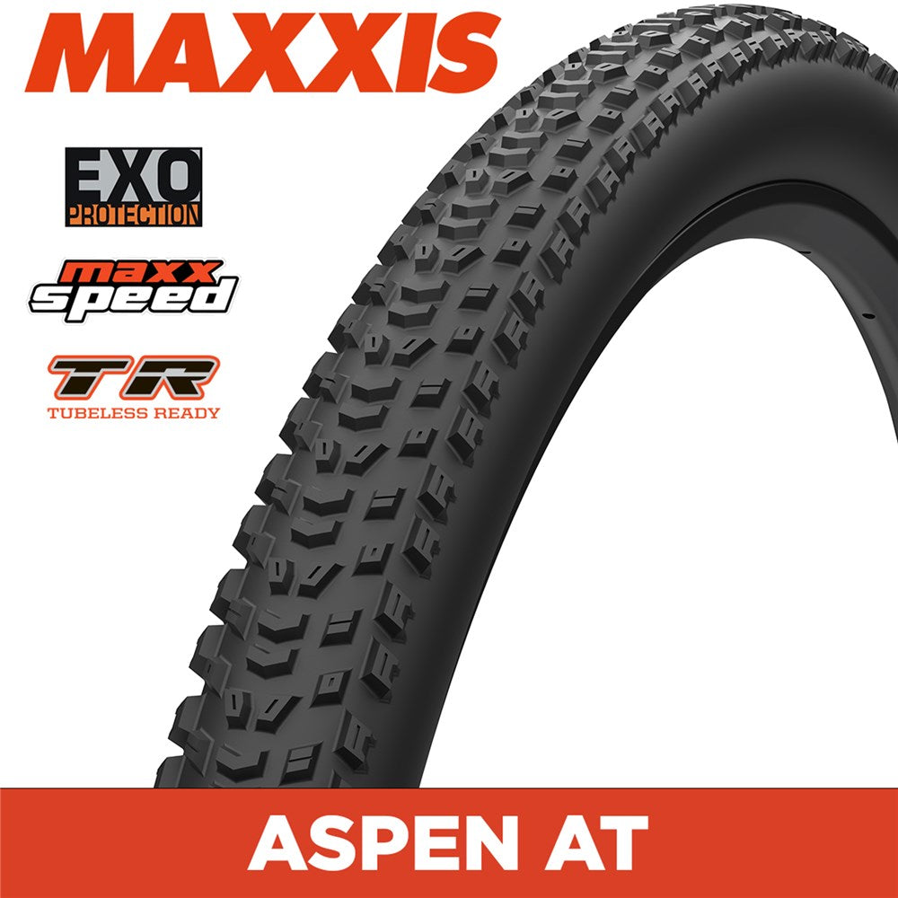 MAXXIS MOUNTAIN - ASPEN AT - 29X2.40 - MaxxSpeed / EXO / TR - Foldable 120 TPI E50