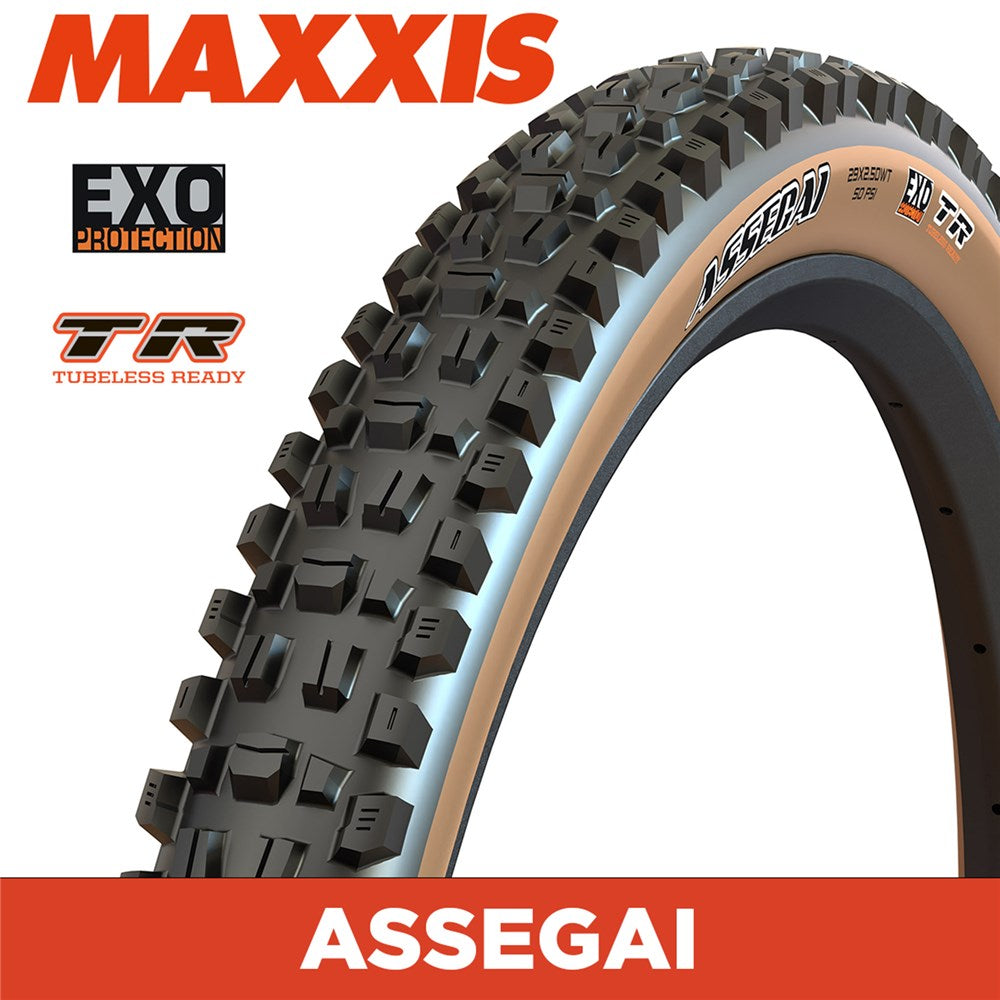 MAXXIS MOUNTAIN - ASSEGAI - 27.5X2.60 - EXO / TR / Tanwall - Foldable 60 TPI E25