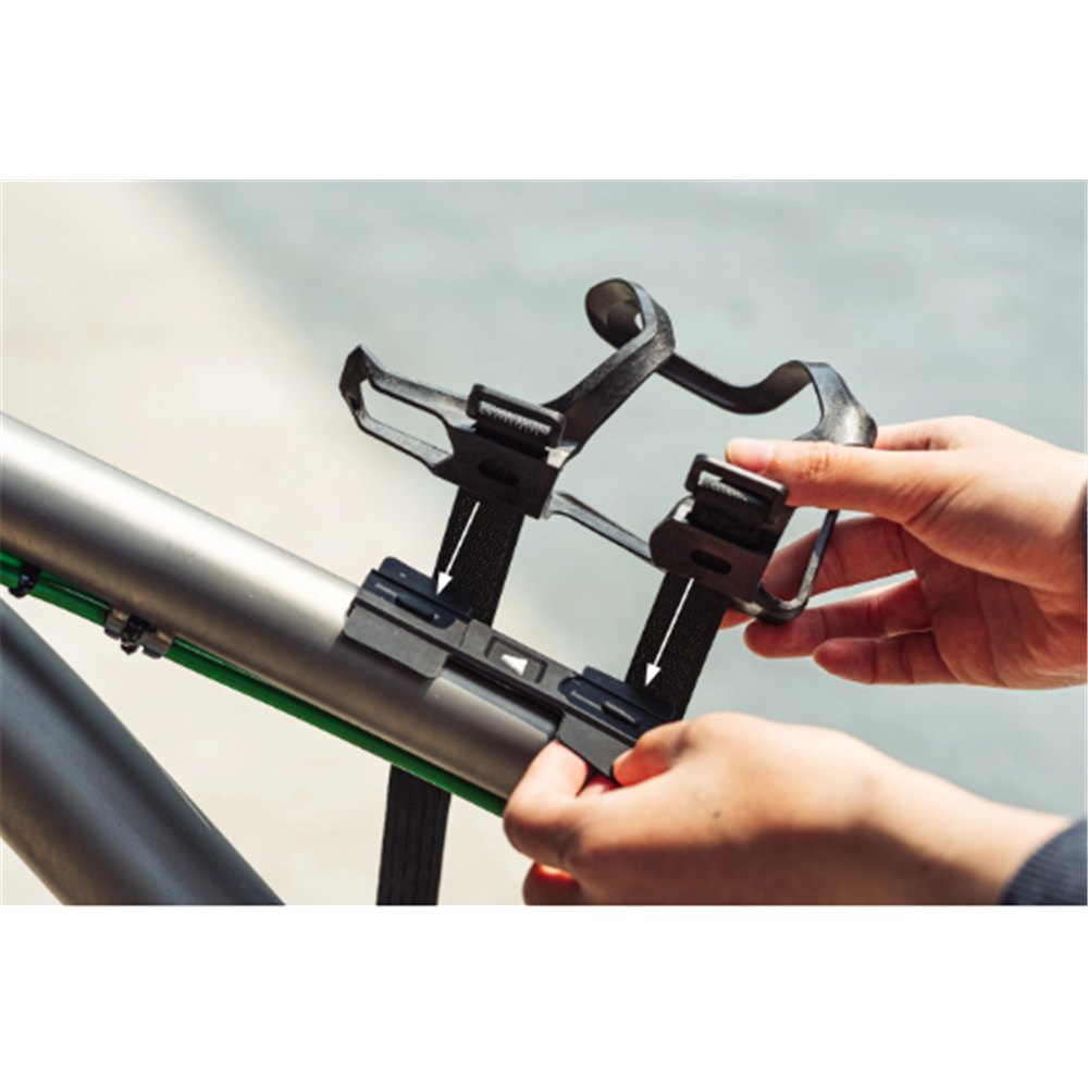 GRANITE AUX - Carbon Bottle Cage with Strap kit
