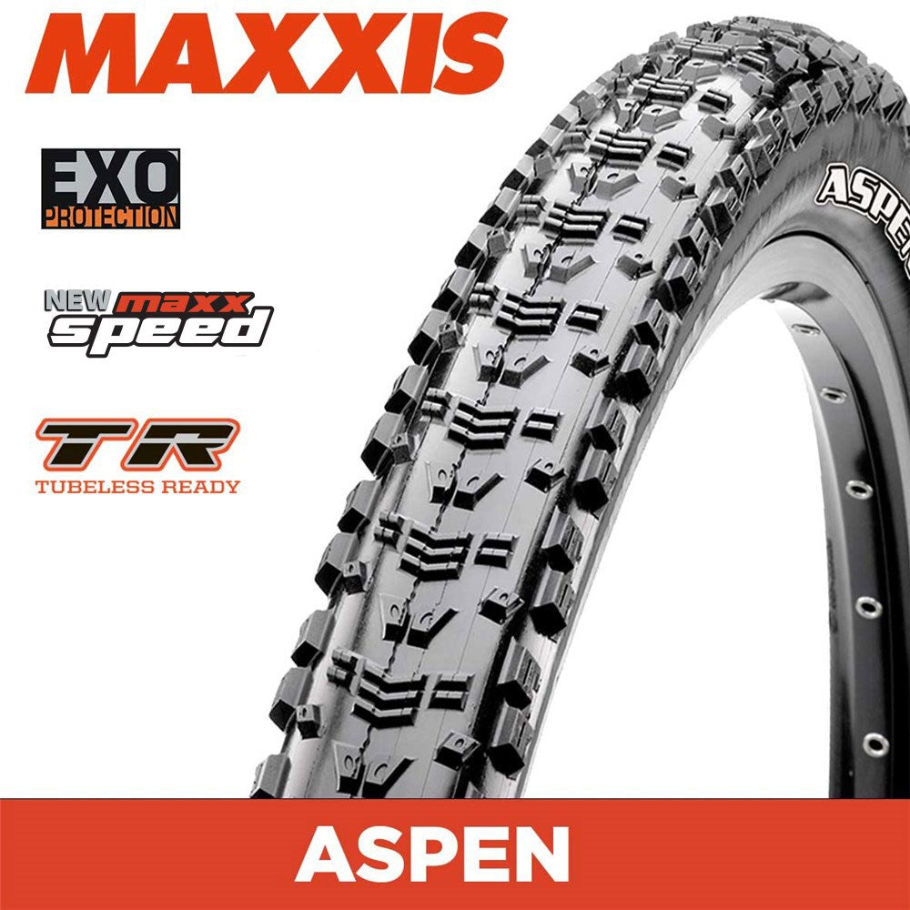 MAXXIS MOUNTAIN - ASPEN - 29X2.40 - MaxxSpeed / EXO / TR - Foldable 120 TPI E25