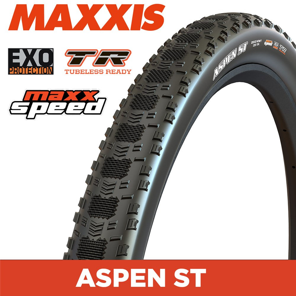 MAXXIS MOUNTAIN - ASPEN ST - 32x2.40 - MaxxSpeed/EXO/TR - Foldable 120 TPI E50