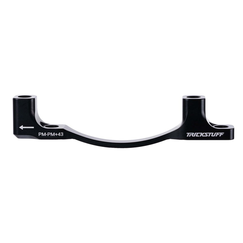 Trickstuff Brake Adapter - Postmount Brake for 43mm Larger Rotor - Black