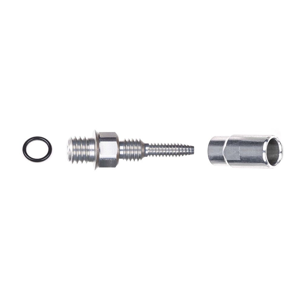 Trickstuff Hose Fitting - M6x1 Kevlar C22 Piccola - Silver