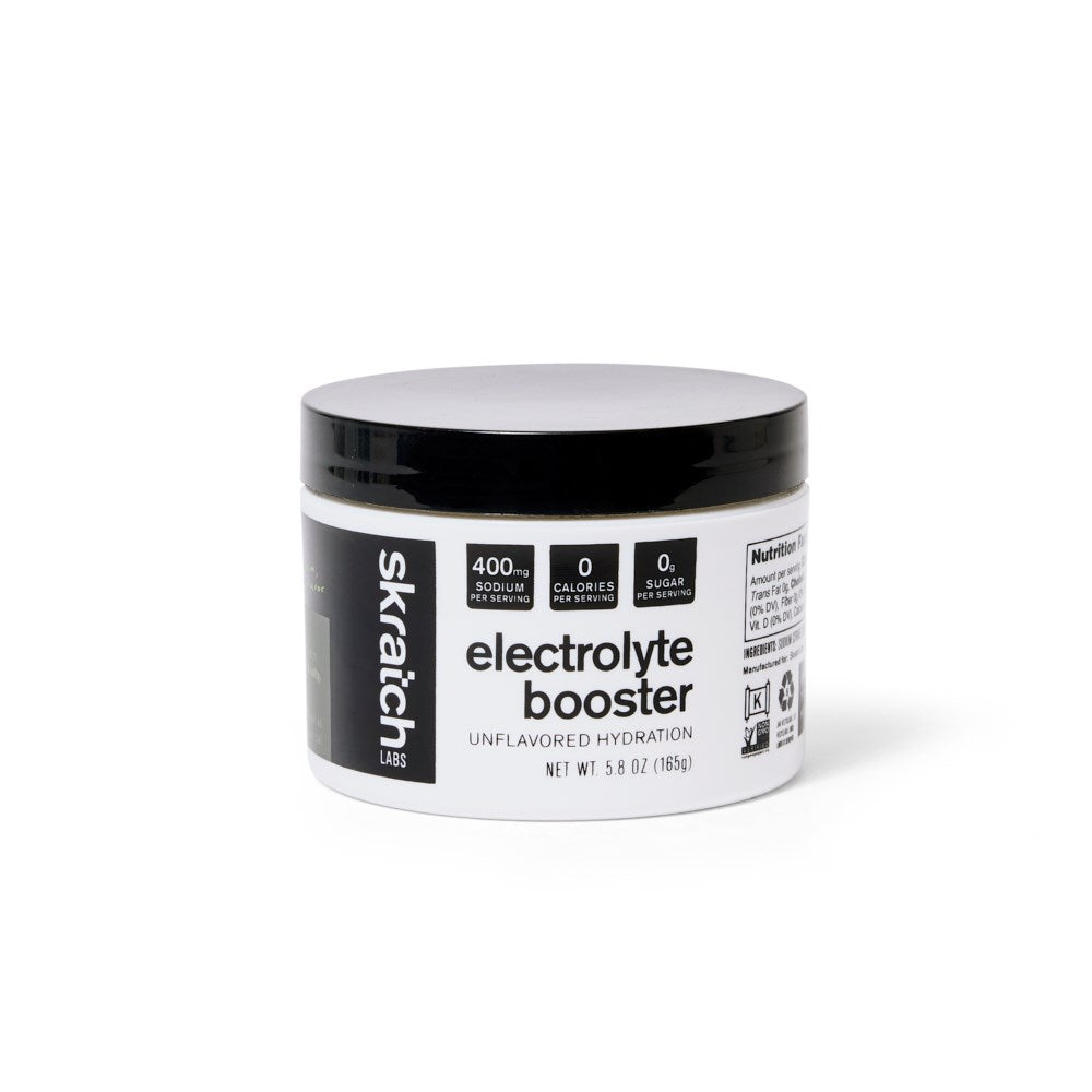SkratchLabs Electrolyte Booster Drink Mix - Unflavoured - 165g - 60 Serving Jar