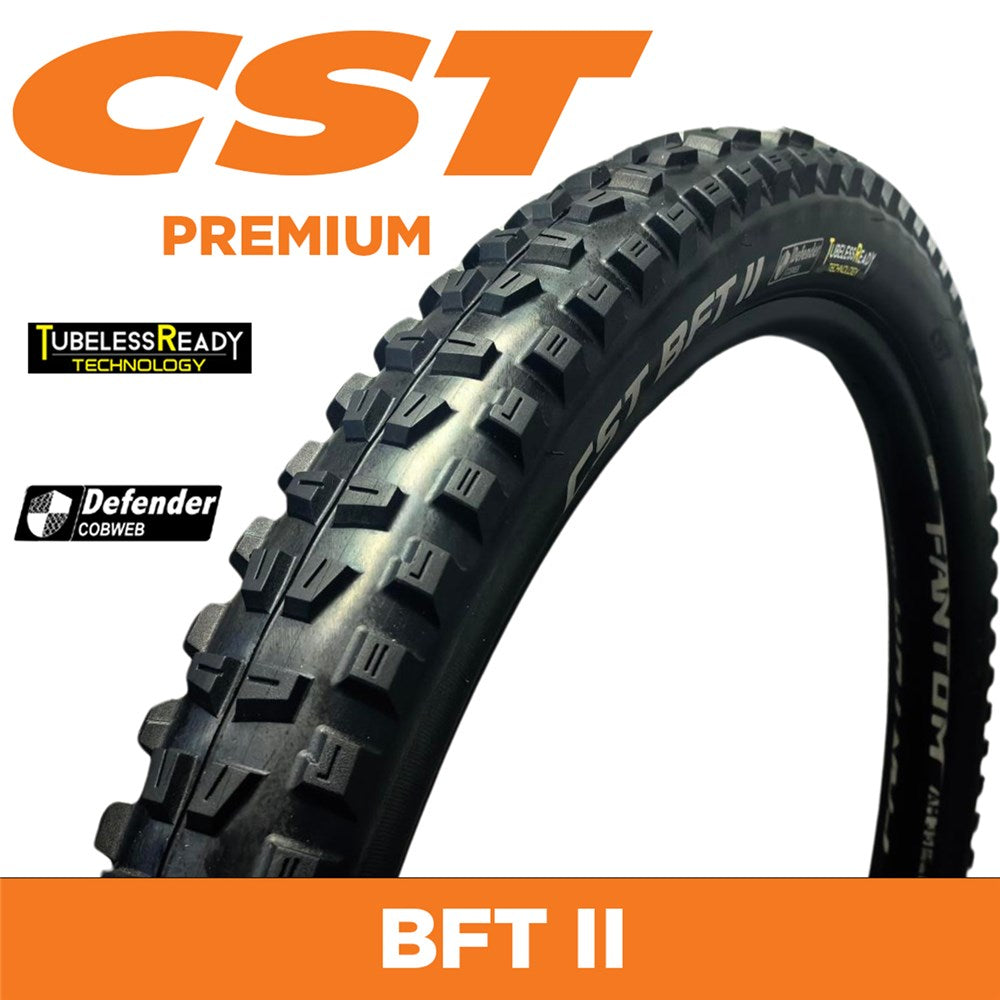 CST Tyre BFT II - 29 x 2.6 - Folding 60 TPI - Dual Compound - Defender EPS - Tubeless Ready - C1752N