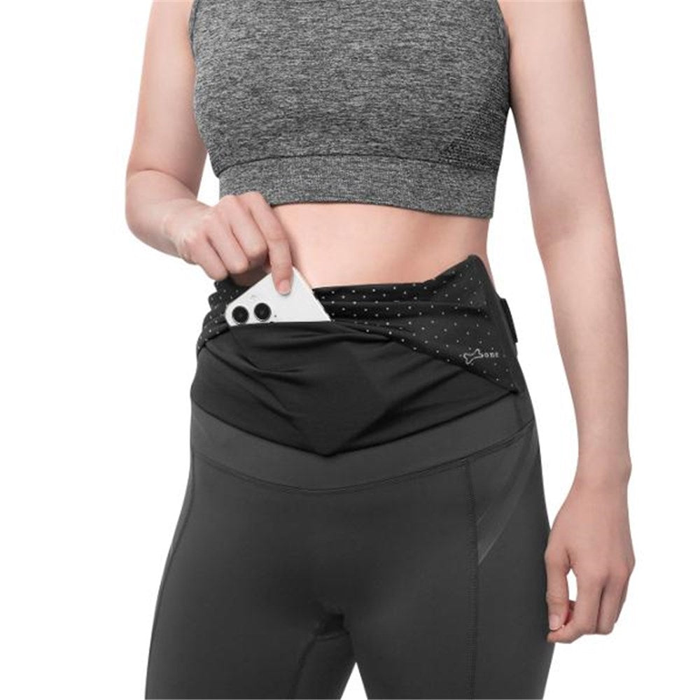 BONE Run Tie Belt - Extra Large - Fits Smartphone 4-7.2 inch - Black