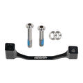 Trickstuff Brake Adapter - Postmount Brake for 23mm Larger Rotor - Inc Titanium Bolts -  Black