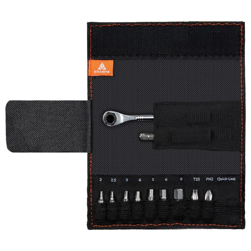 GRANITE ROCK N ROLL - Bicycle Repair Tool Set - Green Camo