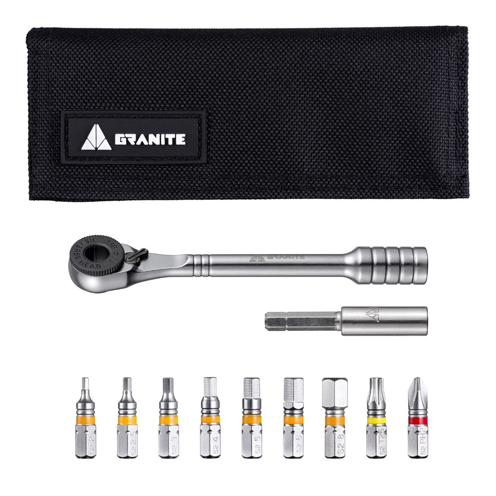 GRANITE ROCK N ROLL - Bicycle Repair Tool Set - Green Camo