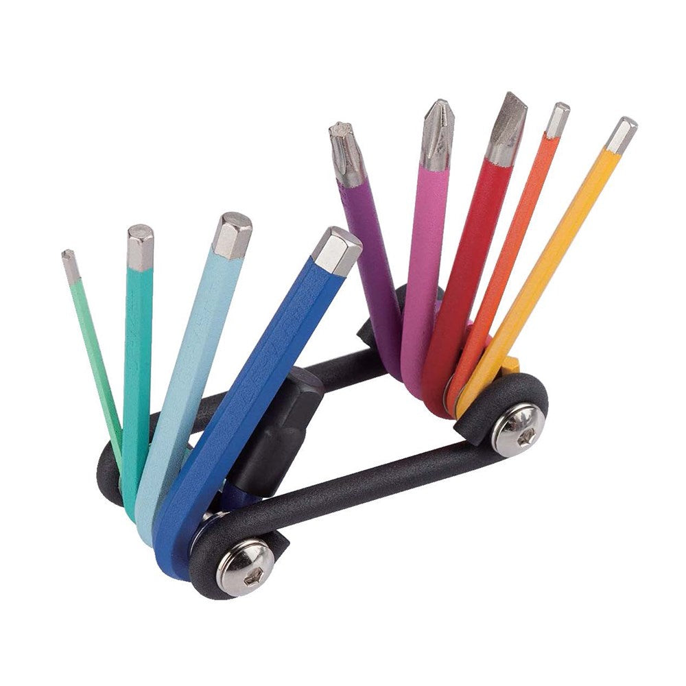 Synpowell Folding Tool 10 Function - Hex 2-8mm / PH2 / Flat5 / T2