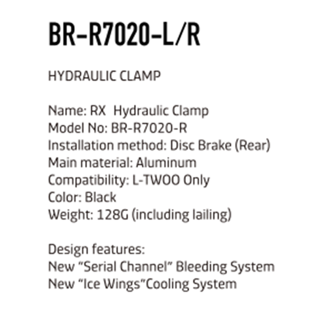 LT Woo Groupset - Road RX - 2x12 Includes - Shifters - Derailleurs -Hydraulic Disc Brakes