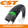 CST Tyre Camion Almighty 26 x 2.4 - Wire 60 TPI - 1500g - Dual Compound - 160kg Load Rating - E-Cargo Rated - High Load Rated - Defender EPS - HL20 - CTC-31