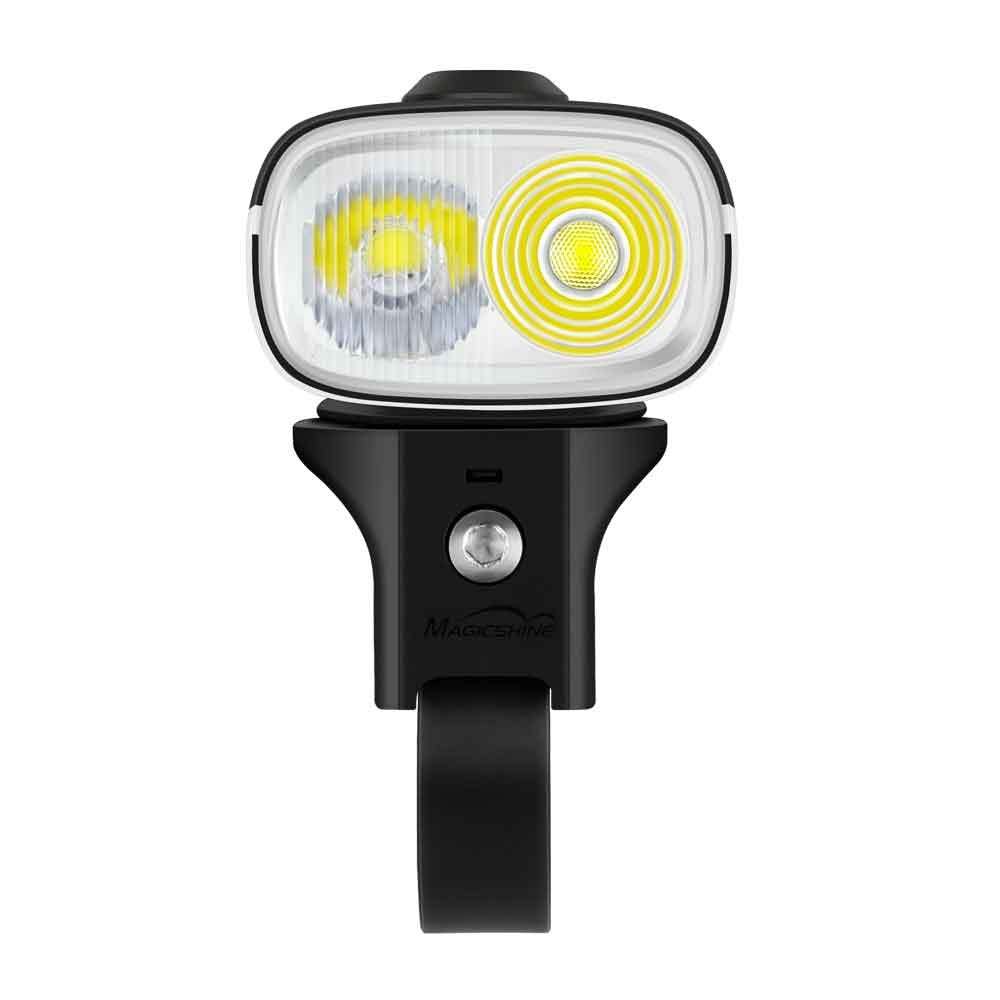 MAGICSHINE Front Light - RAY 1600 Bluetooth - Garmin Bar Mount & Go-Pro Adapter - IPX6 USB-C