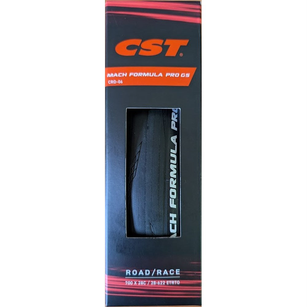 CST Tyre Mach Formula Pro G5 - 700 x 28 - Folding 120TPI - 310g - Dual Compound - Tubeless Ready - Defender EPS - CRD06