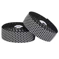 Cyclehaus PU Bar Tape With Silicon Honeycomb Weave Top - Black/White
