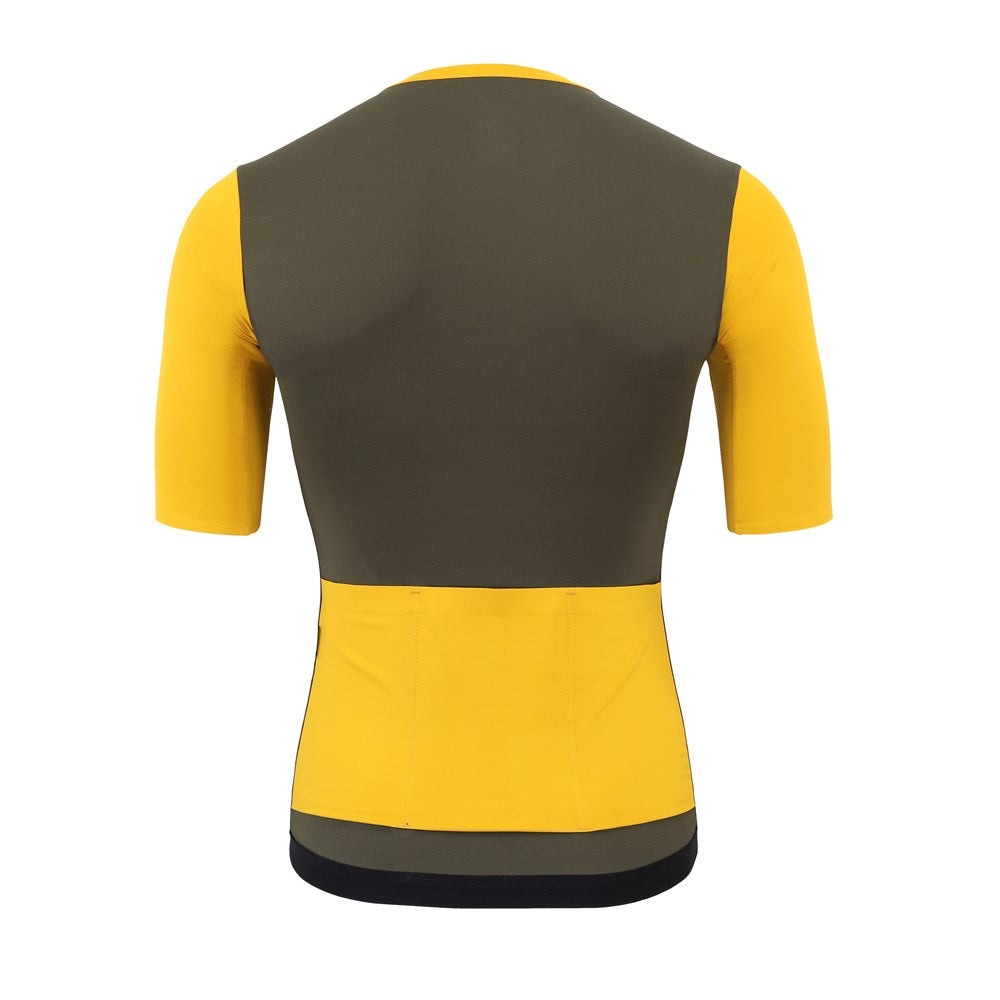 Cyclehaus Elite Jersey SS Army Green & Turmeric