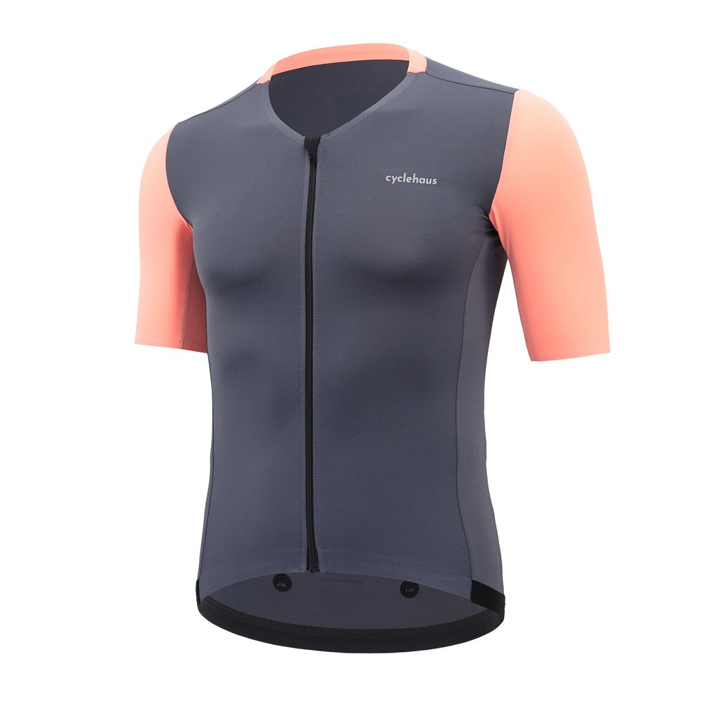 Cyclehaus Elite Jersey SS Grey Pink Grey