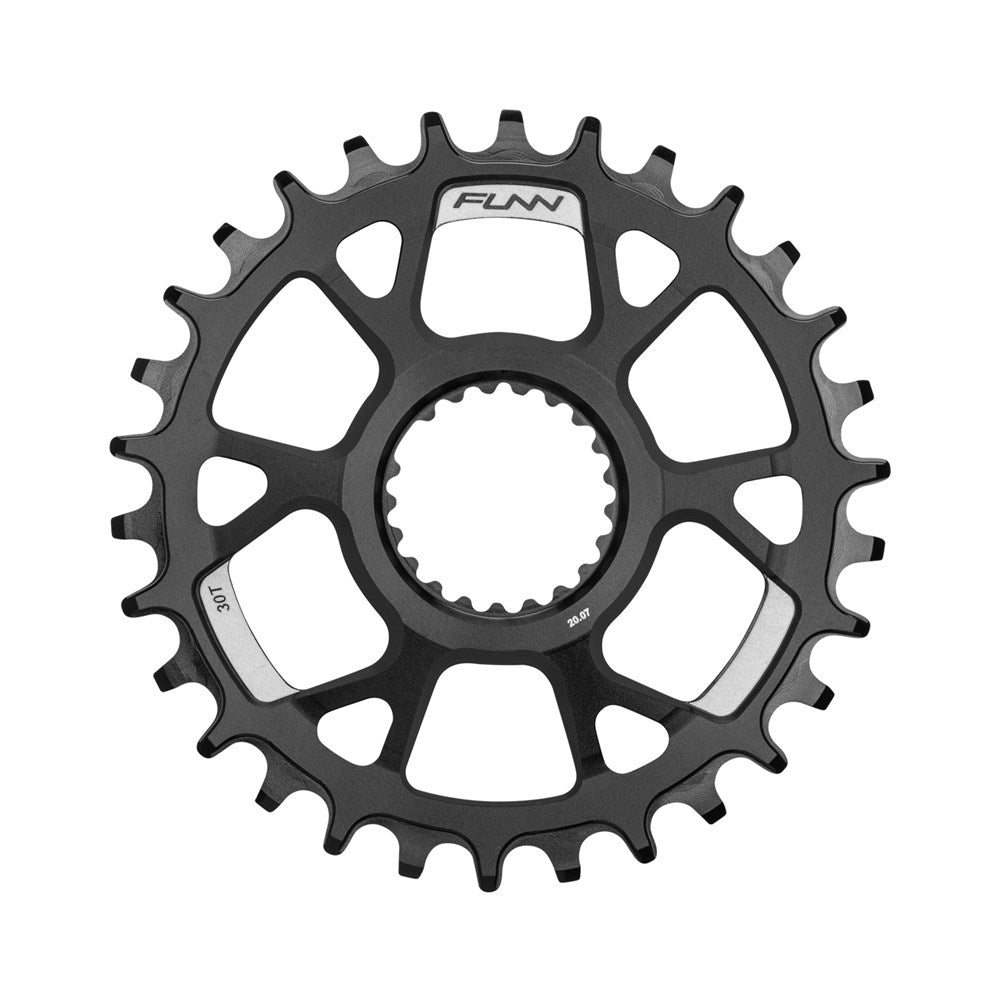 FUNN Chain Ring - Solo DS Narrow Wide - 30T - Shimano Direct Mount - Black