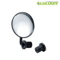 COLOURY Mirror - 3 Inch Round - 360 Deg Angle Adjustable - Dual Plugs 17.8/19.0mm