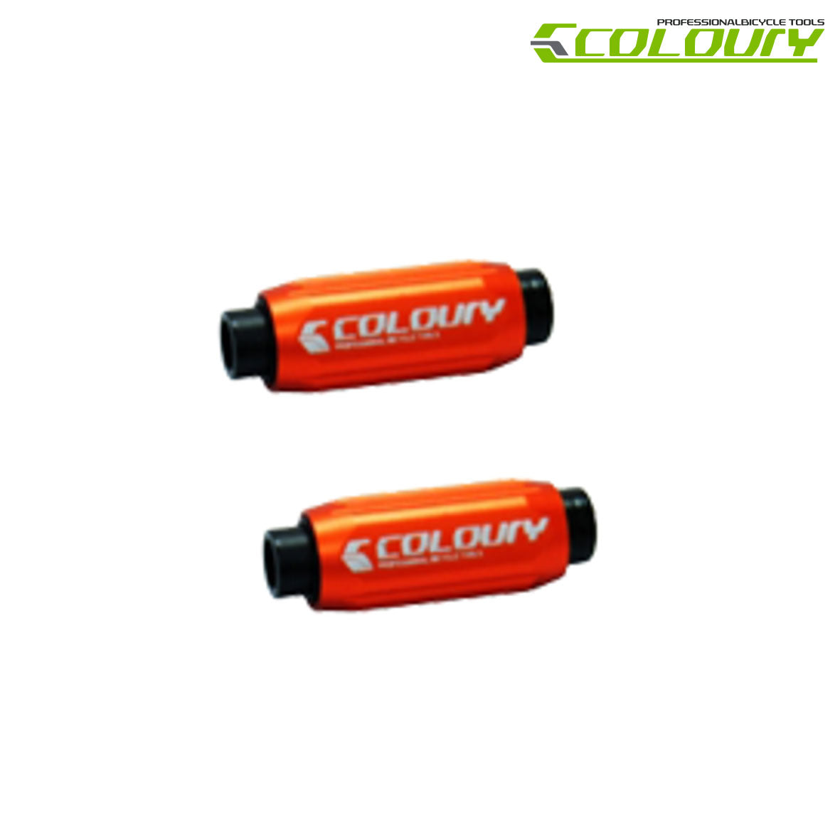 COLOURY Cable Adjusters - Pair - Orange