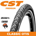 CST Tyre Classic Otis - 700 x 40 - Wire 30 TPI - Dual Compound - Defender Rebound 3mm - Reflective Strip - E-Bike Approved - C1777