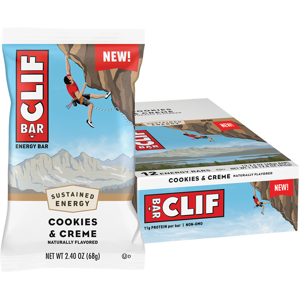CLIF Energy Bar - Energy Bar Cookies & Creme