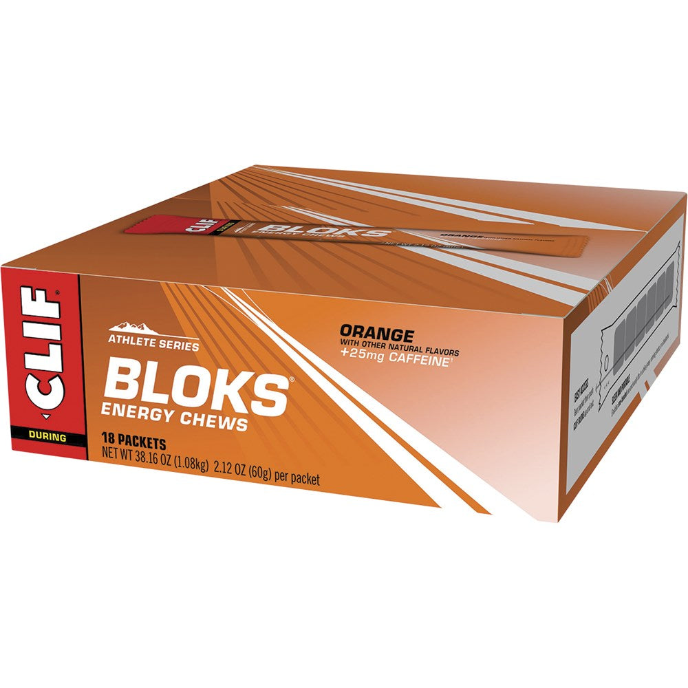 CLIF Bloks Energy Chews Orange 25mg Caffeine