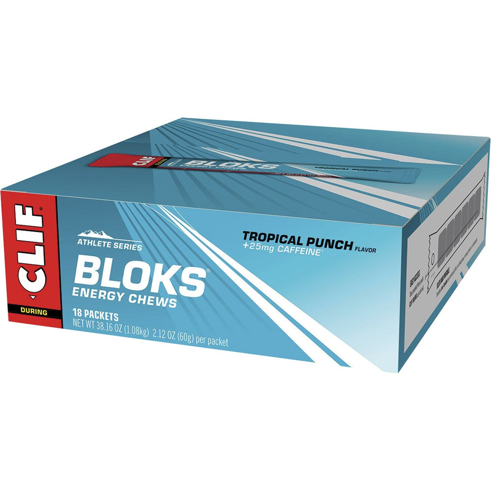 CLIF Bloks Energy Chews Tropical Punch 25mg Caffeine