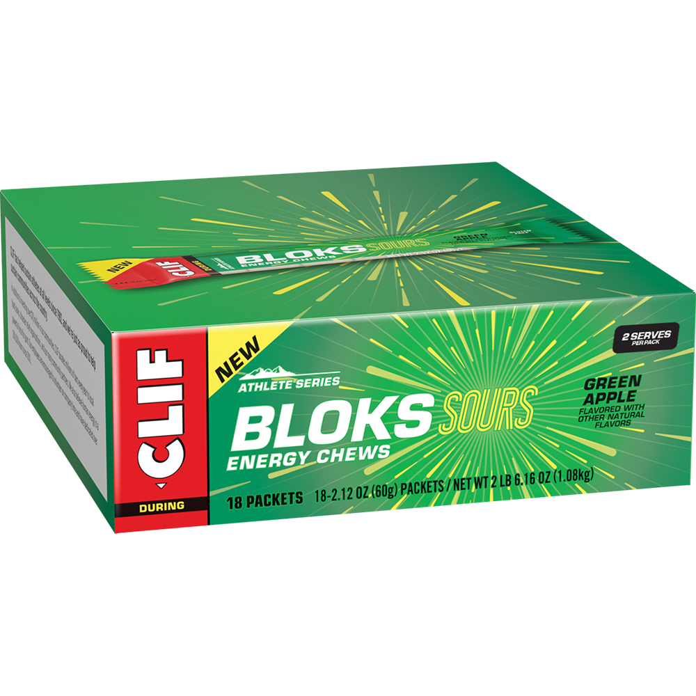 CLIF Bloks Energy -  Chews Sour Green Apple