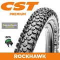 CST Tyre Rockhawk - 29 x 2.40 - Folding 60 TPI - 955g - Dual Compound - Tubeless Ready - Defender EPS - C1844