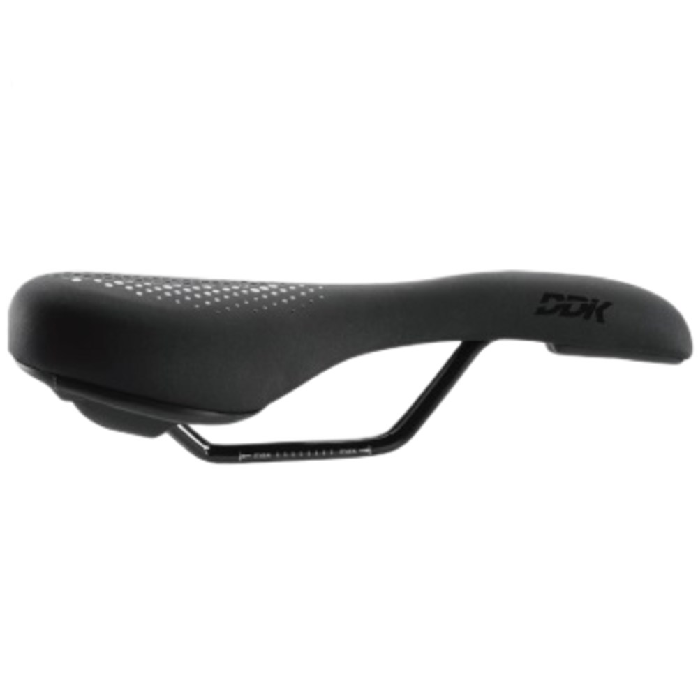DDK Saddle - Trekking-  Support & Memory Foam - Steel Rail - Cover Soft Touch - 260x187mm -472g